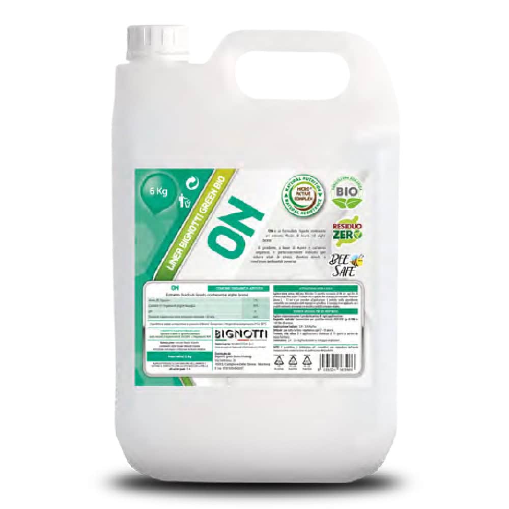 Detergente biologico Bignotti Greenbiotechnology da 6kg per pulizia ecologica.