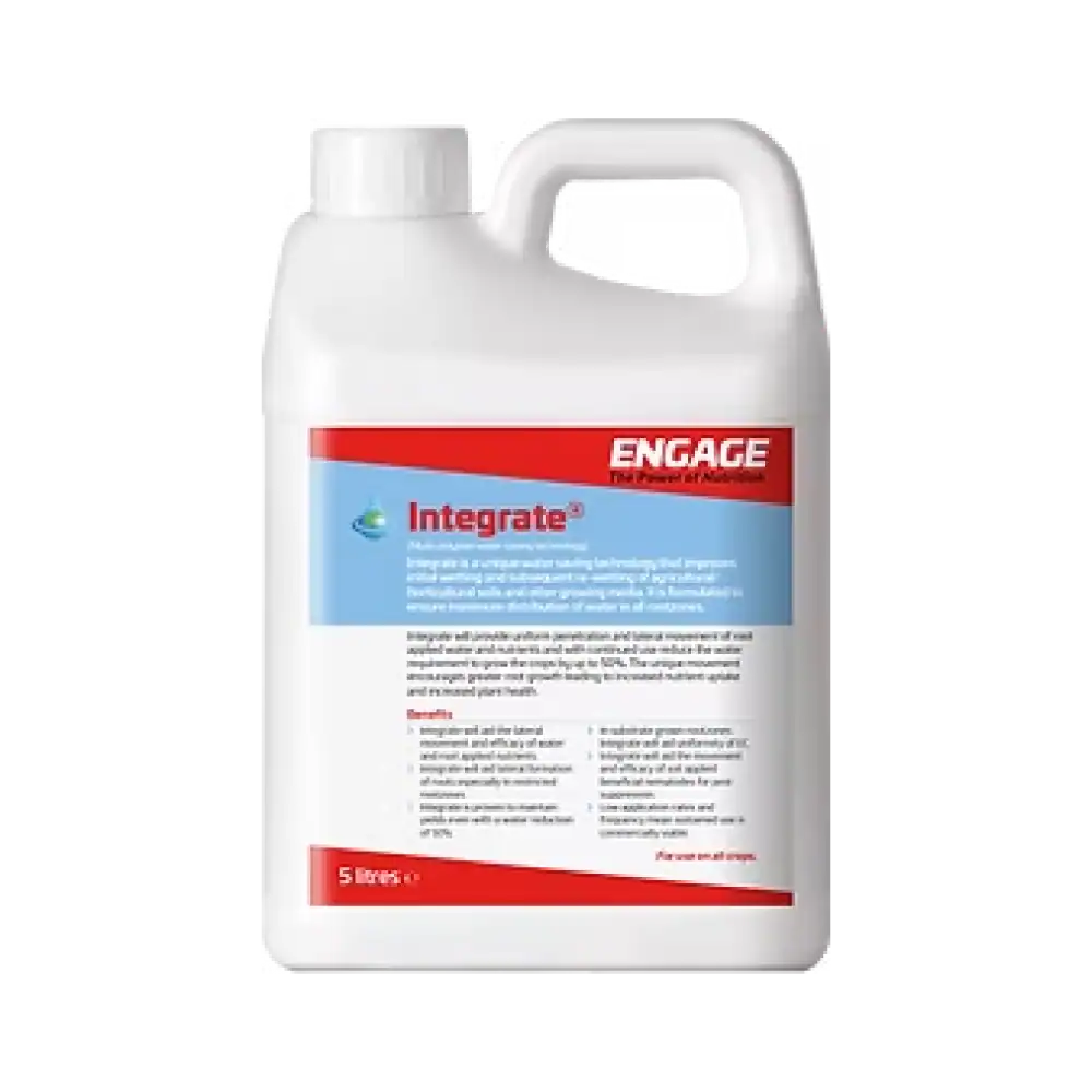 Contenitore di Integrate, prodotto di biotecnologia verde per agricoltura sostenibile.