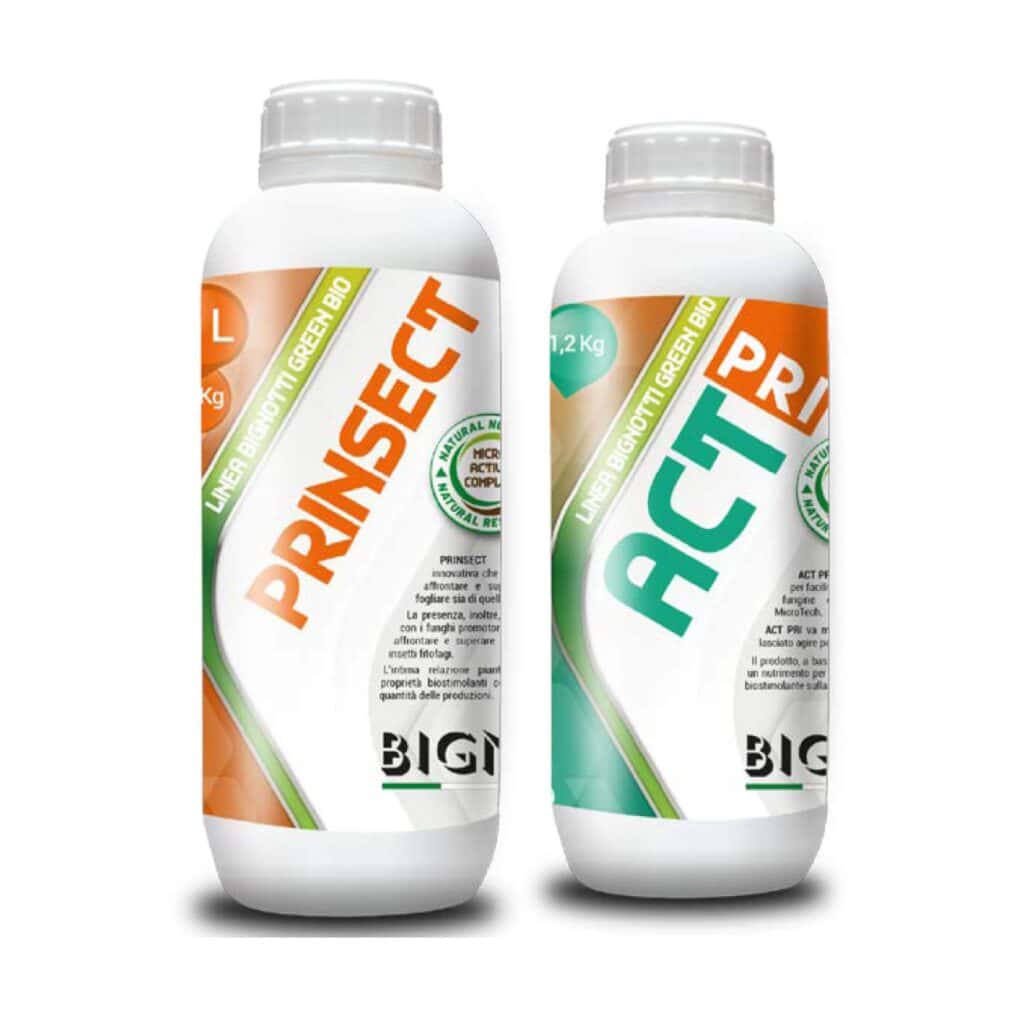 Integratori biologici Bignotti Greenbiotech per agricoltura sostenibile.